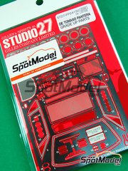 Studio27: Photo-etched parts 1/24 scale - De Tomaso Pantera - for Fujimi kit