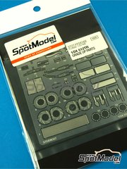 Studio27: Detail up set 1/24 scale - Ferrari 512TR - photo-etched parts and assembly instructions - for Fujimi reference FJ123554