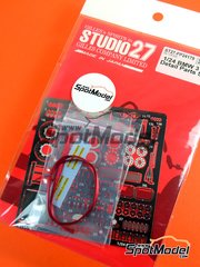 Studio27: Photo-etched parts 1/24 scale - BMW 318i - photo-etched parts, metal parts - for Hasegawa references 20269, CS-13, 20270, 20271, 20320 and 20551 image