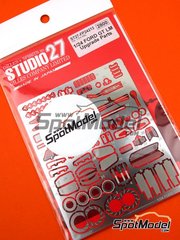 Studio27: Detail up set 1/24 scale - Ford GT LM 2017 - photo-etched parts, seatbelt fabric, white metal parts and assembly instructions - for Revell references REV07041 and 85-4418 image