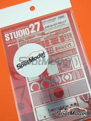 Studio27: Detail up set 1/24 scale - Lancia 037 Rally - photo-etched parts - for Hasegawa references 20264, 20277, 20299, 20399, 20414, 20447, 20485, 20523, 20566, 20584, 20631, 20681, 20775, 25030, CR-30, 25030.OUTLET, 25031, CR-31, 52305, SP505, HACR30, 25030 and CR-30