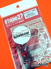 Studio27: Set de mejora y detallado escala 1/24 - Lancia Stratos HF - Rally Safari 1977 - fotograbados y manual de instrucciones - para las referencias de Hasegawa 25036 y CR-36