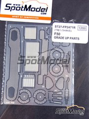 Studio27: Detail up set 1/24 scale - Ferrari F50 - photo-etched parts and assembly instructions - for Tamiya references TAM24160, TAM24207, TAM24296 and TAM24297
