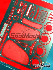 Studio27: Detail up set 1/24 scale - Porsche Carrera GT - photo-etched parts and assembly instructions - for Tamiya reference TAM24275 image