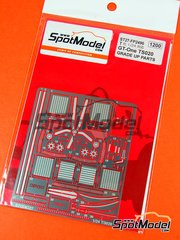Studio27: Detail up set 1/24 scale - Toyota TS020 GT-One - photo-etched parts and placement instructions - for Tamiya reference TAM24222 image