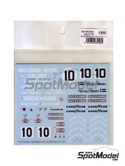 Studio27: Marking / livery 1/20 scale - March 761 sponsored by MacConnal-Mason Fine Paintings #10 - Ronnie Peterson (SE) - British Formula 1 Grand Prix 1976 - photo-etched parts, resin parts, vacuum formed parts, water slide decals, white metal parts, other materials, assembly instructions and painting instructions
