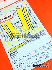 Studio27: Decals 1/20 scale - Renault R26 Renault F1 Team sponsored by Mild Seven #1, 2 - Fernando Alonso (ES), Giancarlo Fisichella (IT) - World Championship 2006 - for Studio27 kit