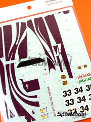 Studio27: Marking / livery 1/24 scale - Jaguar XJR-12 Silk Cut Works Team #33, 34, 35 - 24 Hours Le Mans 1991