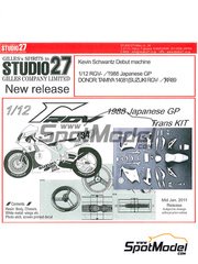 スタジオ27　ST27-FK2088B　1/20　002 TEST '99 Decals and markings / Motorcycles / 00 years: New products