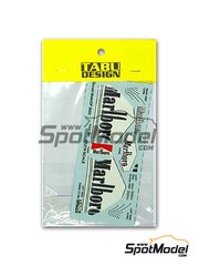 Tabu Design: Decals 1/12 scale - Ducati Moto Marlboro logos