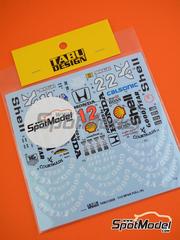Tabu Design: Marking / livery 1/12 scale - McLaren Honda MP4/6 McLaren Racing Limited Team sponsored by Marlboro #1, 2 - Ayrton Senna da Silva (BR), Gerhard Berger (AT) - FIA Formula 1 World Championship 1991 - water slide decals and tobacco sponsor decals - for Tamiya references TAM12028, TAM49571 and TAM89721
