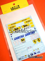 Tabu Design: Marking / livery 1/12 scale - Ferrari 641/2 F1-90 Scuderia Ferrari Team sponsored by Fiat Marlboro #1, 2 - Alain Prost (FR), Nigel Ernest James Mansell (GB) - Brazilian Formula 1 Grand Prix, Spanish Formula 1 Grand Prix, French Formula 1 Grand Prix, British Formula 1 Grand Prix, Mexican Formula 1 Grand Prix, Portuguese Formula 1 Grand Prix 1990 - water slide decals and assembly instructions - for Tamiya references TAM12027 and TAM12030