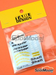 Tabu Design: Marking / livery 1/12 scale - Porsche 935 Turbo Martini Racing Team - World Championship for Makes 1976 - water slide decals - for Tamiya references TAM12023, BS1223 and TAM12057 image