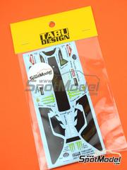 Tabu Design: Marking / livery 1/12 scale - Suzuki GSX-RR Ecstar Team Team sponsored by Monster Energy - Motorcycle World Championship 2021 - water slide decals - for Tamiya reference TAM14139