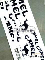 Tabu Design: Marking / livery 1/20 scale - Lotus 100T Lotus Team sponsored by Camel 1988 - water slide decals - for Studio27 kit