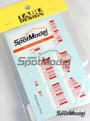 Tabu Design: Marking / livery 1/20 scale - Ferrari F1 F2008 Marlboro bar codes 2008