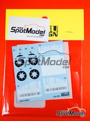 Tabu Design: Marking / livery 1/20 scale - Ferrari F60 - World Championship 2009 - water slide decals - for Tamiya reference TAM20059