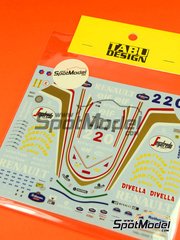 Tabu Design: Decoracin escala 1/20 - Williams Renault FW16 Equipo Williams Grand Prix Engineering patrocinado por Rothmans N 0, 2 - Damon Hill (GB), Ayrton Senna da Silva (BR) + Nigel Ernest James Mansell (GB) - Campeonato del Mundo FIA de Formula 1 1994 - calcas de agua y calcas de sponsors de tabaco - para las referencias de Fujimi FJ090580, 09058,  GP-14, FJ090597, 09059, GP-18, FJ090658, 09065, GP-21, FJ09069, FJ09099, GPSP-20, FJ091440, 09144, GPSP-22, FJ091860, 09186, GPSP-39, FJ092126, GP-24, 09212 y FJ11266