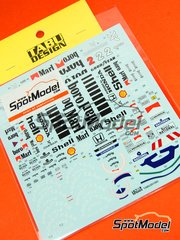 Tabu Design: Marking / livery 1/20 scale - McLaren Honda MP4/5 McLaren Racing Limited Team sponsored by Marlboro #1, 2 - Ayrton Senna da Silva (BR), Alain Prost (FR) - Formula 1 World Championship 1989 - water slide decals - for Fujimi references FJ090573, 09057, GP-16, GP16, FJ09062, 090627, GP-19, FJ090627, 09062, GP-19, FJ090665, 09066, GP-22, FJ090719, 09071 and GPSP-14