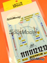 Tabu Design: Marking / livery 1/20 scale - Ferrari 312T3 Scuderia Ferrari Team sponsored by Agip #11, 12 - Jody Scheckter (ZA), Gilles Villeneuve (CA), Carlos Reutemann (AR) - FIA Formula 1 World Championship 1978 and 1979 - water slide decals - for Tamiya reference TAM20010