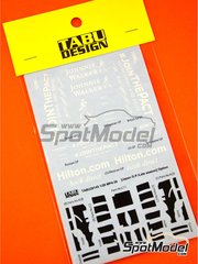 Tabu Design: Marking / livery 1/20 scale - McLaren Honda MP4/30 McLaren Racing Limited Team sponsored by Johnnie Walker - Hungarian Formula 1 Grand Prix, British Formula 1 Grand Prix, Japanese Formula 1 Grand Prix, Mexican Formula 1 Grand Prix, USA - United States of America Formula 1 Grand Prix, Singapour Grand Prix, Russian Grand Prix 2015 - water slide decals - for Ebbro reference EBR20015