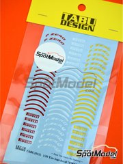 Tabu Design: Logotypes 1/20 scale - P Zero - water slide decals