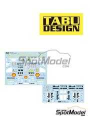 Tabu Design: Decoracin escala 1/20 - Ferrari F310B N 5, 6 - Michael Schumacher (DE), Eddie Irvine (GB) - Campeonato del Mundo FIA de Formula 1 1997 - calcas de agua y calcas de sponsors de tabaco - para la referencia de Tamiya TAM20045