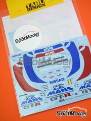 Tabu Design: Marking / livery 1/24 scale - Nissan Skyline GT-R R33 1995 - water slide decals - for Tamiya reference TAM24161