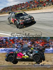 Tabu Design: Decals 1/24 scale - Citroen DS3 RX sponsored by Tengtools #11 - Petter Solberg (NO) - Rallycross 2013 - water slide decals - for Heller references 80757 and 80758 image
