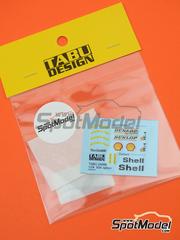 Tabu Design: Decoracin escala 1/24 - Porsche 934 RSR - calcas de agua - para las referencias de Tamiya TAM24328 y TAM24334