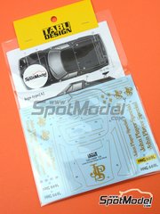 Tabu Design: Marking / livery 1/24 scale - Lotus Europa Special sponsored by John Player Special - Ronnie Peterson (SE) - Silverstone 1973 - water slide decals - for Tamiya references TAM24212, 24212-2500 and TAM24358 image