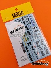 Tabu Design: Decoracin escala 1/24 - Renault 5 Turbo Grupo B patrocinado por Marlboro N 5 - Alain Prost (FR) + Jean-Marc Andri (FR) - Rally Du Var 1982 - calcas de agua, instrucciones de colocacin y calcas de sponsors de tabaco - para la referencia de Tamiya TAM24027