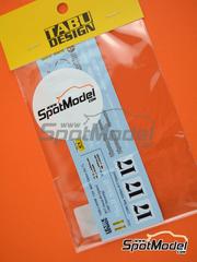 Tabu Design: Marking / livery 1/24 scale - Porsche 962C Brun Motorsport Team sponsored by Jagermeister, Shell #17 - Thierry Boutsen (BE) + Frank Jelinski (DE) + Walter Brun (CH) - Spa 1000 Kilometres 1986 - water slide decals - for Tamiya reference TAM24372