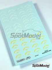 Tameo Kits: Logotipos escala 1/43 - Goodyear Eagle - calcas de agua - para las referencias de Tameo Kits PWT18, PWT19, PWT21 y PWT22