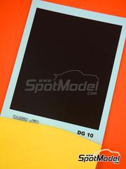 Tameo Kits: Decals - Flat black - water slide decals