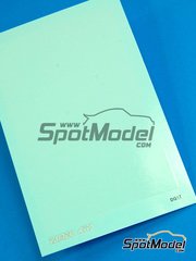 Tameo Kits: Decals - 70 x 110 mm Transparent