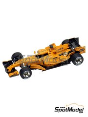 Tameo Kits: Decoraci�n escala 1/43 - McLaren MP4/20 - Pedro de la Rosa (ES), Gary Paffett (GB) - Version de test 2006 - calcas de agua - para la referencia de Tameo Kits SLK029