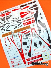 Tameo Kits: Marking / livery 1/43 scale - Super Aguri Honda SA07 sponsored by SS United #22, 23 - Takuma Sato (JP), Anthony Davidson (GB) - Canadian Formula 1 Grand Prix 2007 - water slide decals - for Tameo Kits reference SLK045