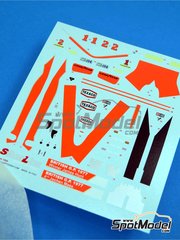 Tameo Kits: Decoracin escala 1/43 - McLaren M26 Equipo McLaren Racing Limited patrocinado por Marlboro N 1, 2 - James Hunt (GB), Jochen Mass (DE) - Gran Premio de Frmula 1 de Inglaterra 1977 - calcas de agua y calcas de sponsors de tabaco - para la referencia de Tameo Kits SLK054