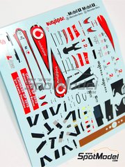 Tameo Kits: Decoracin escala 1/43 - McLaren Mercedes MP4/25 Equipo McLaren Racing Limited patrocinado por Vodafone N 1, 2 - Jenson Button (GB), Lewis Hamilton (GB) - Gran Premio de Frmula 1 de China 2010 - calcas de agua y calcas de sponsors de tabaco - para la referencia de Tameo Kits SLK075