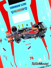 Tameo Kits: Decoracin escala 1/43 - Lola Cosworth Lc87 - Phillippe Alliot (FR) - Gran Premio de Frmula 1 de San Marino 1987 - calcas de agua - para la referencia de Tameo Kits TMK061