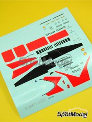 Tameo Kits: Marking / livery 1/43 scale - McLaren Honda MP4/5 McLaren Racing Limited Team sponsored by Marlboro #1, 2 - Ayrton Senna da Silva (BR), Alain Prost (FR) - Brazilian Formula 1 Grand Prix 1989 - water slide decals and tobacco sponsor decals - for Tameo Kits reference TMK090