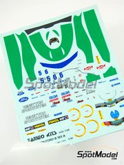 Tameo Kits: Marking / livery 1/43 scale - Benetton Ford B193A Benetton Formula Ltd Team sponsored by Camel #5, 6 - Riccardo Patrese (IT), Michael Schumacher (DE) - South African Formula 1 Grand Prix 1993 - water slide decals and tobacco sponsor decals - for Tameo Kits reference TMK162