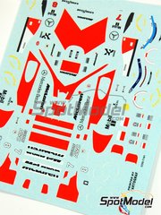 Tameo Kits: Decoracin escala 1/43 - McLaren Mercedes MP4/10 Equipo McLaren Racing Limited patrocinado por Marlboro N 7, 8 - Mika Hkkinen (FI), Mark Blundell (GB) - Gran Premio de Frmula 1 de Brasil 1995 - calcas de agua y calcas de sponsors de tabaco - para la referencia de Tameo Kits TMK194