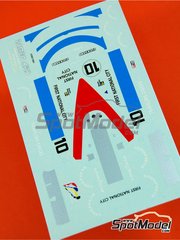 Tameo Kits: Decoracin escala 1/43 - March Ford 761 patrocinado por First National City N 10 - Ronnie Peterson (SE) - Gran Premio de Frmula 1 de Italia 1976 - calcas de agua - para la referencia de Tameo Kits TMK236