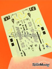 Tameo Kits: Marking / livery 1/43 scale - McLaren Mercedes MP4/12 McLaren Racing Limited Team sponsored by West #9, 10 - Mika H�kkinen (FI), David Coulthard (GB) - Test version 1997 - water slide decals and tobacco sponsor decals - for Tameo Kits reference TMK237