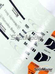 Tameo Kits: Marking / livery 1/43 scale - McLaren Mercedes MP4/13 McLaren Racing Limited Team sponsored by West #9, 10 - Mika Hkkinen (FI), David Coulthard (GB) - Press version 1998 - water slide decals and tobacco sponsor decals - for Tameo Kits reference TMK261