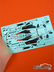 Tameo Kits: Marking / livery 1/43 scale - McLaren Mercedes MP4/13 McLaren Racing Limited Team sponsored by West #9, 10 - Mika Hkkinen (FI), David Coulthard (GB) - Japanese Formula 1 Grand Prix 1998 - water slide decals and tobacco sponsor decals - for Tameo Kits reference TMK269