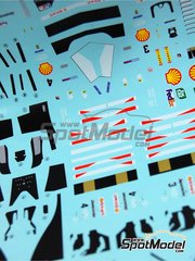 Tameo Kits: Marking / livery 1/43 scale - Ferrari F399 Scuderia Ferrari Team sponsored by Marlboro #3, 4 - Michael Schumacher (DE), Eddie Irvine (GB) - Monaco Formula 1 Grand Prix 1999 - water slide decals and tobacco sponsor decals - for Tameo Kits reference TMK273