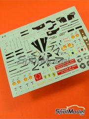 Tameo Kits: Marking / livery 1/43 scale - Ferrari F2007 Scuderia Ferrari Team sponsored by Marlboro #5, 6 - Felipe Massa (BR), Kimi R�ikk�nen (FI) - Brazilian Formula 1 Grand Prix 2007 - water slide decals and tobacco sponsor decals - for Tameo Kits reference TMK374